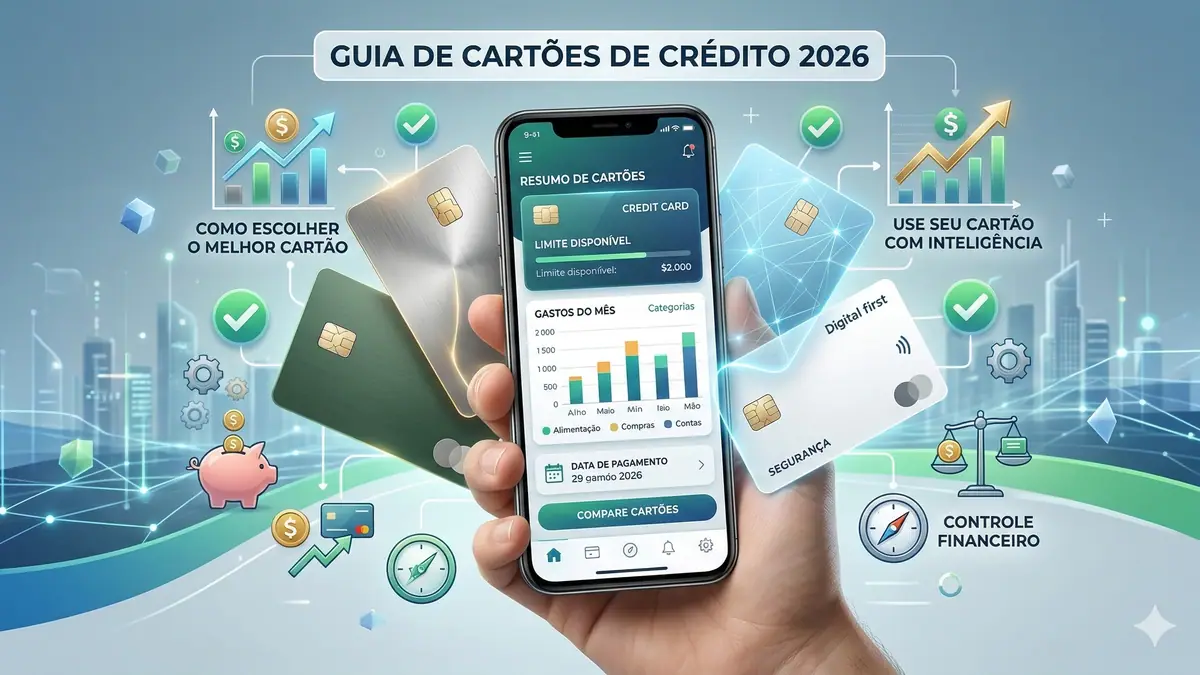 Imagem destacada sobre Cartões de crédito