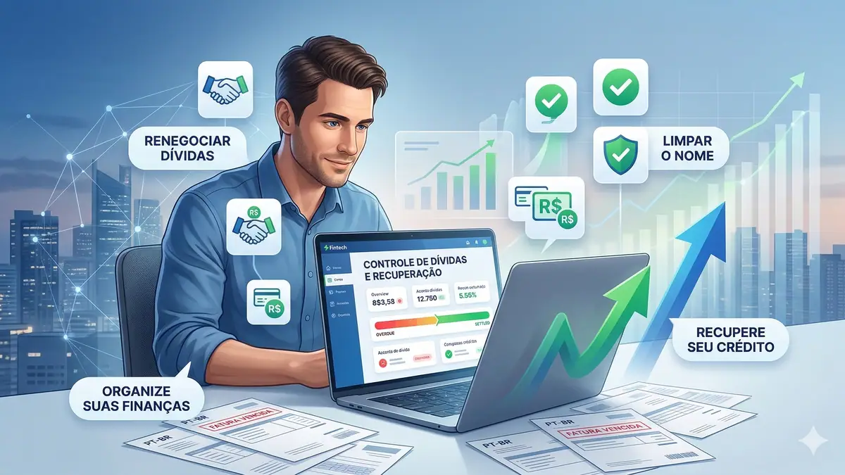 Imagem destacada sobre Como renegociar dívidas e limpar o nome