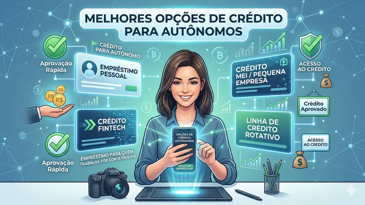 Imagem destacada sobre Melhores opções de crédito para autônomo