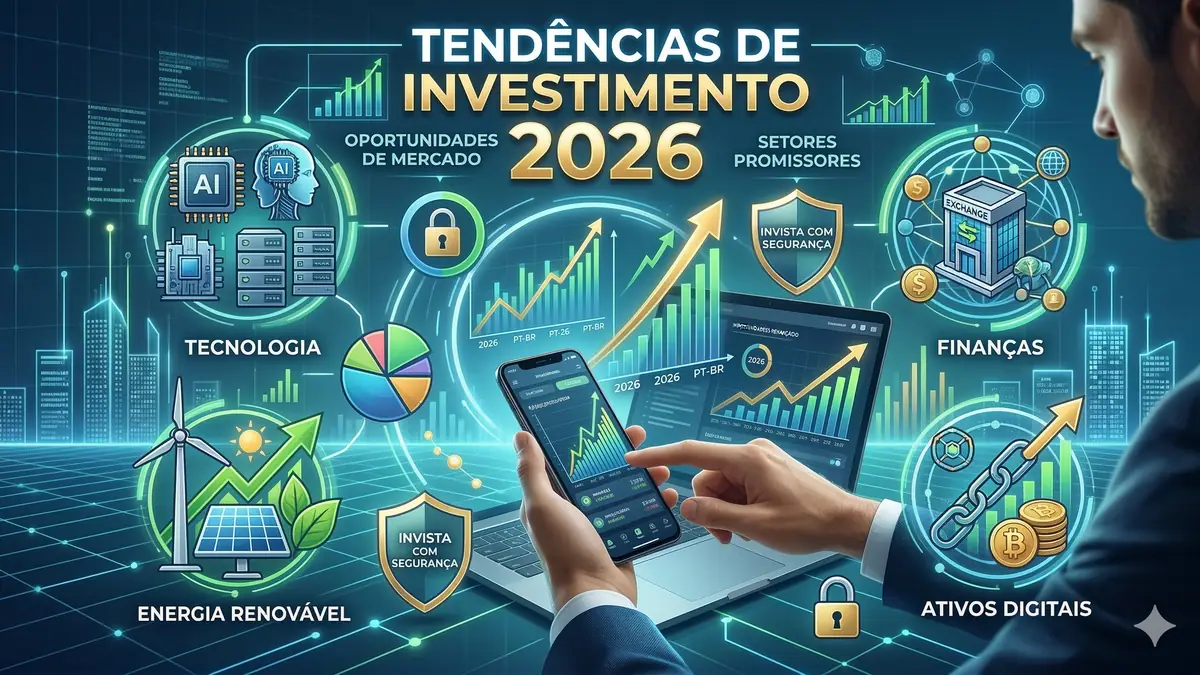Imagem destacada sobre Tendências de investimento