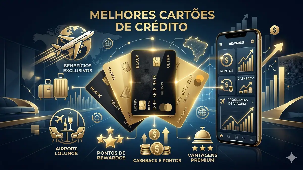 Imagem destacada sobre Benefícios dos melhores cartões de crédito